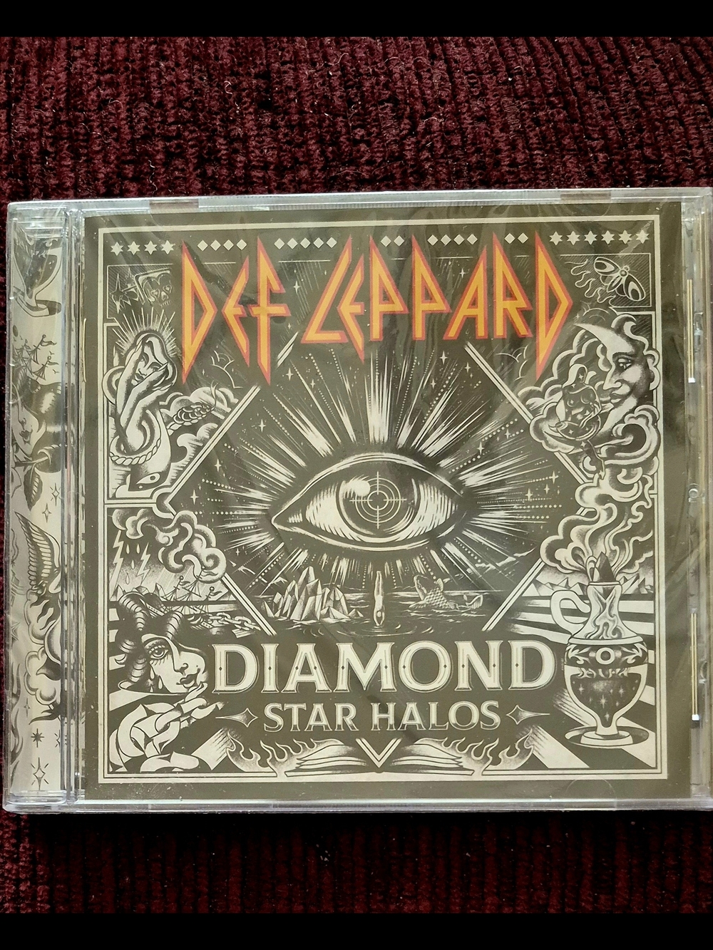 Def Leppard - Diamond Star Halos CD (Black & Silver Cover)